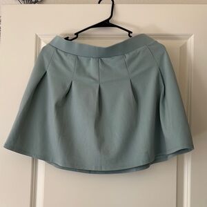 Wild Fable Size Medium Mint‎ Green Pleated Mini Skirt